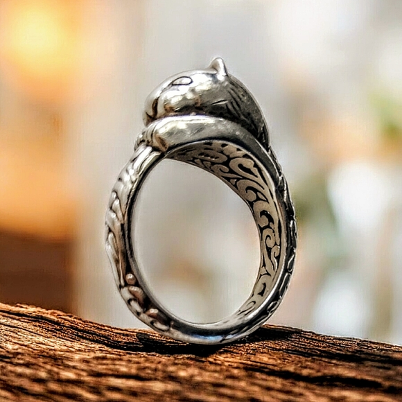 Jewelry - Sterling Silver Cat Ring